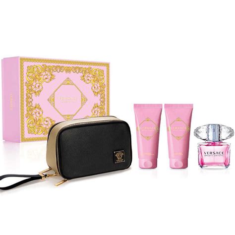 bright crystal gift set versace|versace bright crystal backpack set.